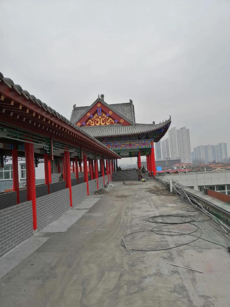 鋼結構仿古建筑 現代工藝與古典神韻的交融